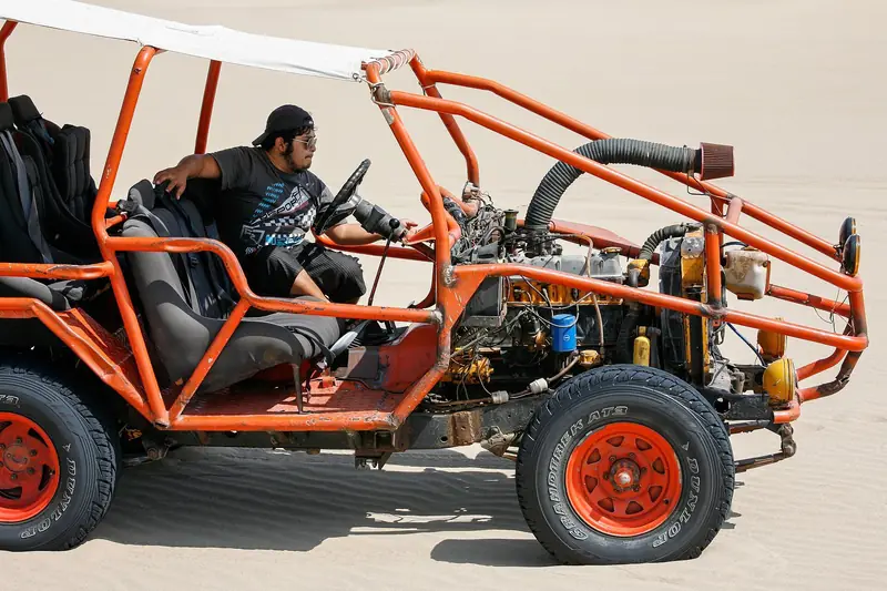 Dune buggy on the Huacachina sand dunes