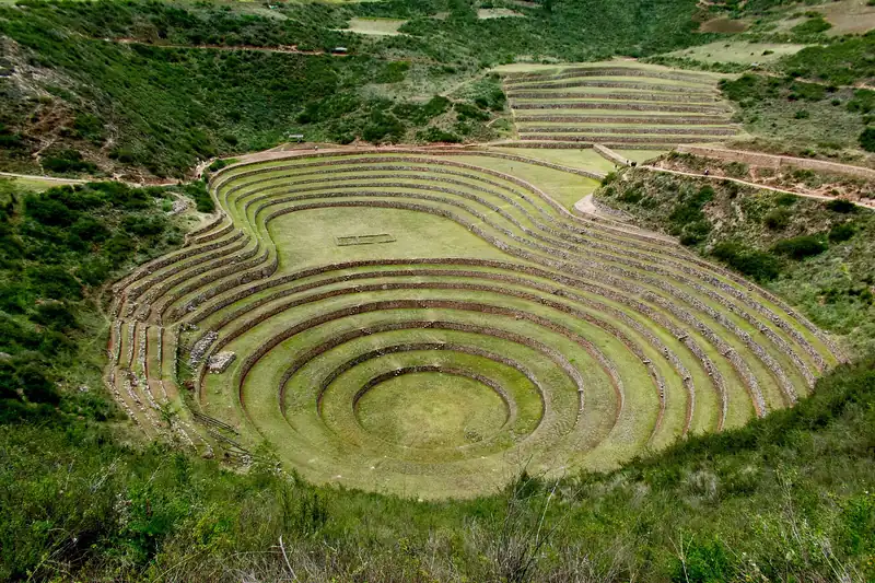 Andenes circulares incas de Moray